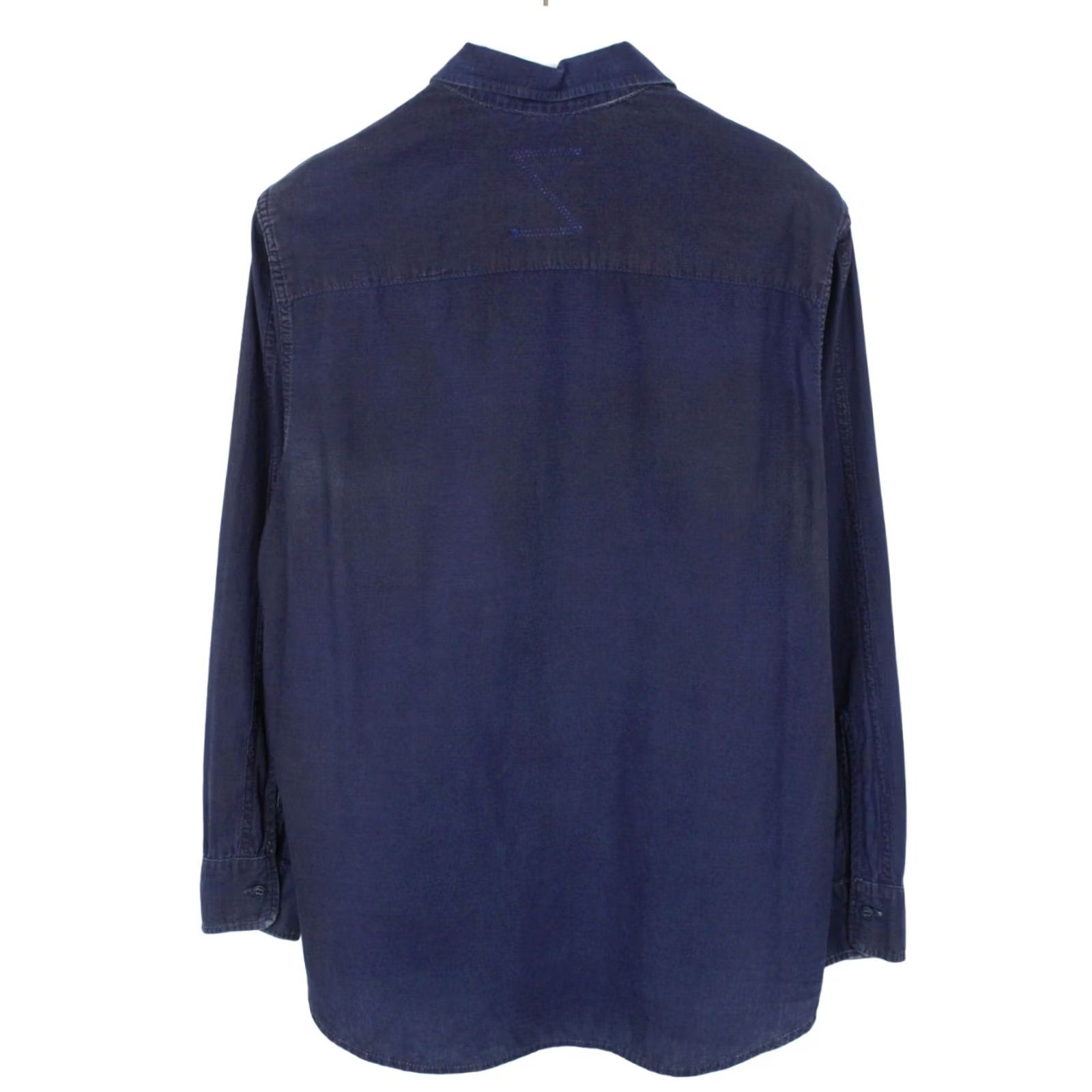 Vintage North Sails Des 137 Button Up Shirt Men's LARGE Pocket Button Navy Blue Size US L / EU 52-54 / 3 - 2 Thumbnail