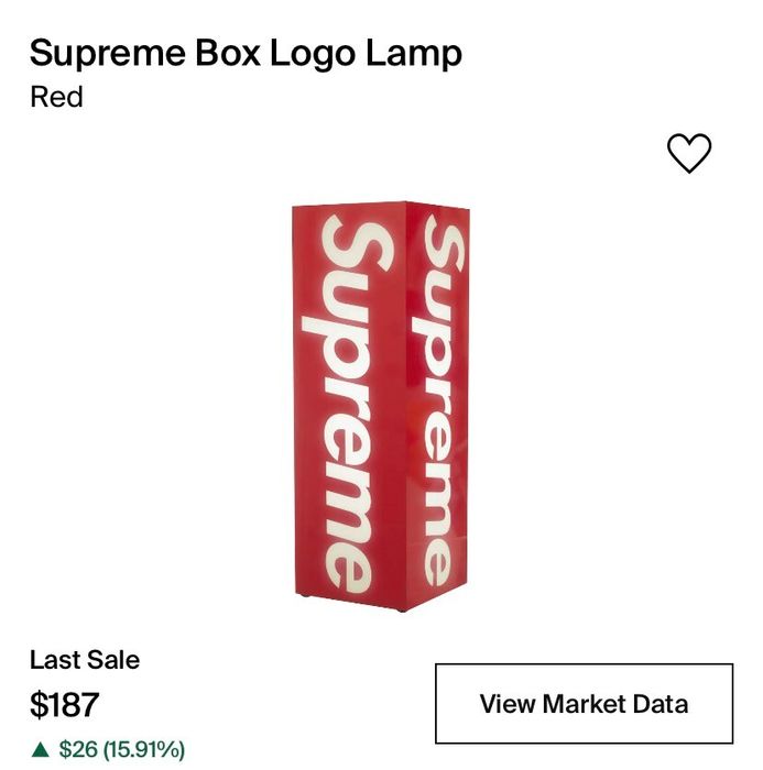 Supreme Supreme Box Logo Lamp | Grailed