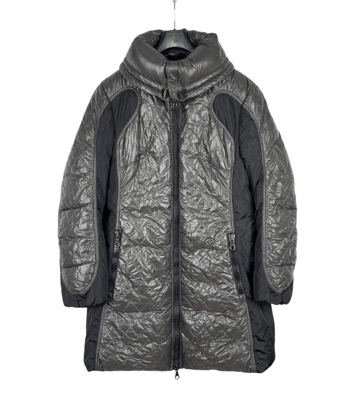 Other Marc Cain Down Puffer Jacket Quilted High-Neck size 4 Size L / US 10 / IT 46 - 11 Thumbnail