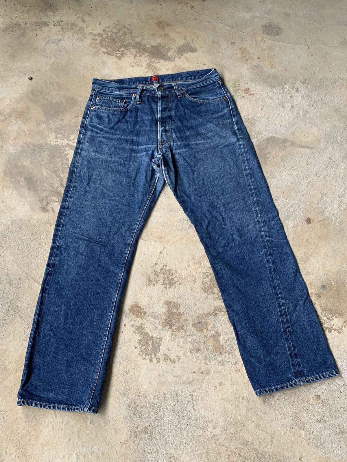 Japanese Brand × RESOLUTE Resolute lot 710 Selvedge Distressed Denim Size US 33 - 8 Thumbnail