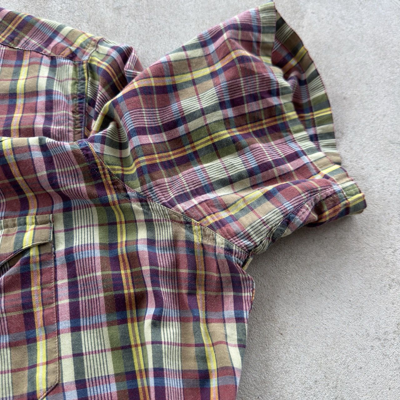 Polo Ralph Lauren 90s Polo Ralph Lauren RL Western Short Sleeve Plaid Shirt Size US M / EU 48-50 / 2 - 4 Thumbnail