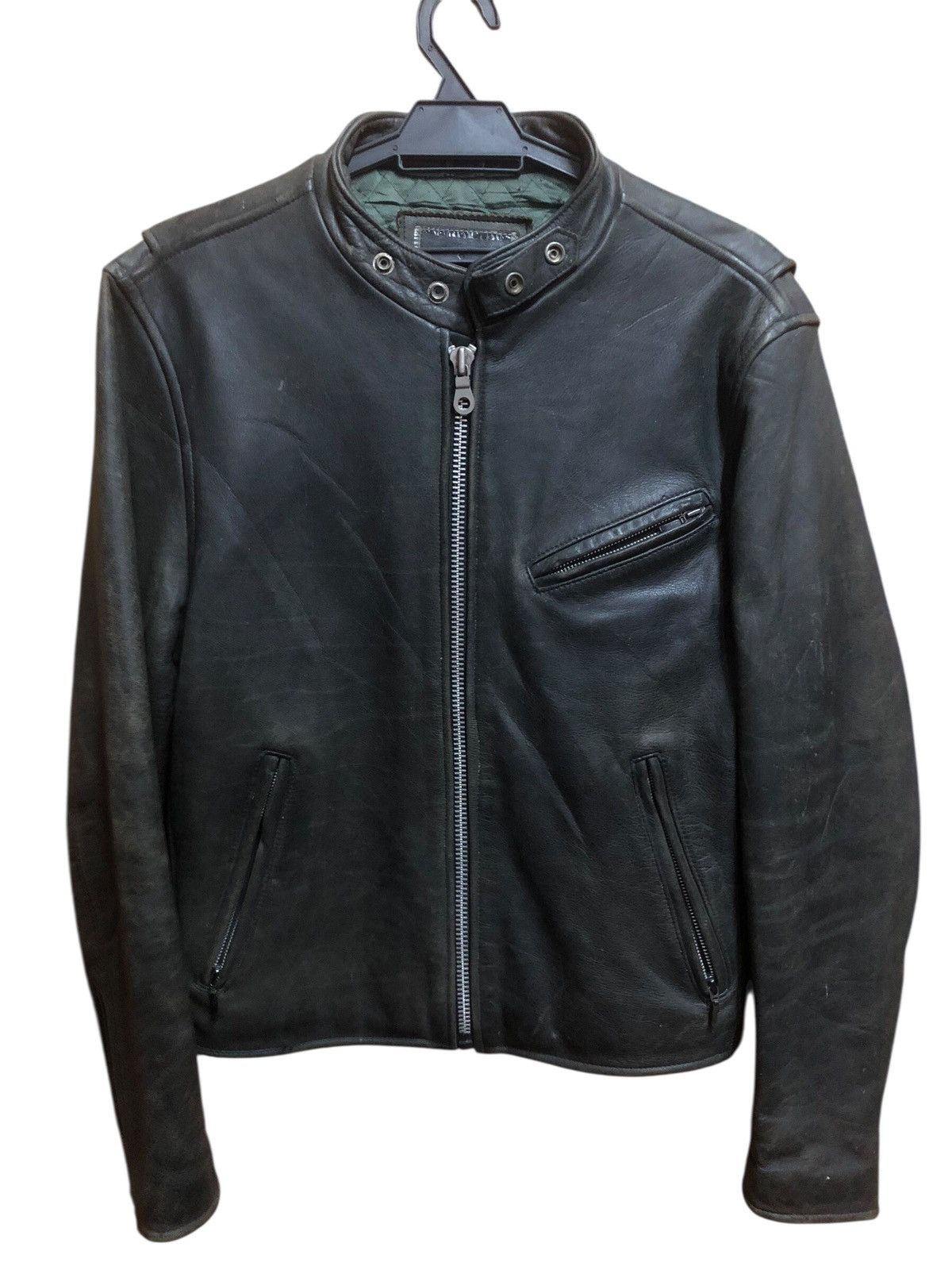 Leather × Vintage JLT PILOT Leather Cafe Racer Biker Leather Jacket Size US S / EU 44-46 / 1 - 1 Thumbnail