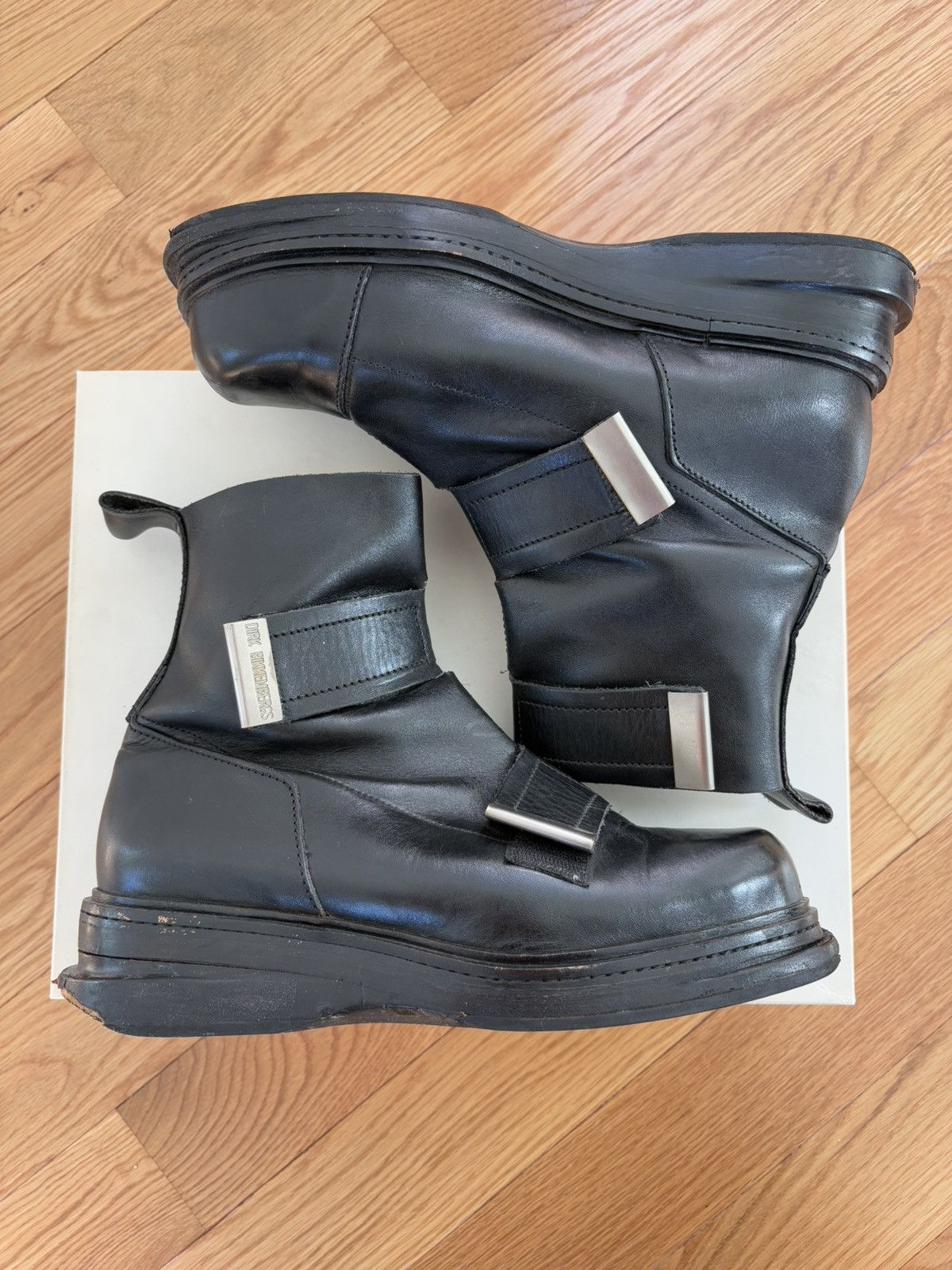 Dirk Bikkembergs Dirk Bikkembergs FW95 Vintage 90s Leather Bondage Boots US 8 Size US 8 / EU 41 - 2 Thumbnail