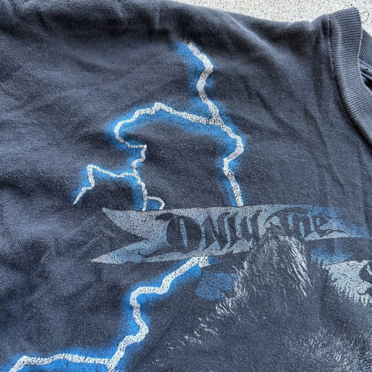 Vintage Vintage American Thunder T Shirt 90s Lighting Wolf Biker AOP Size US XL / EU 56 / 4 - 4 Thumbnail