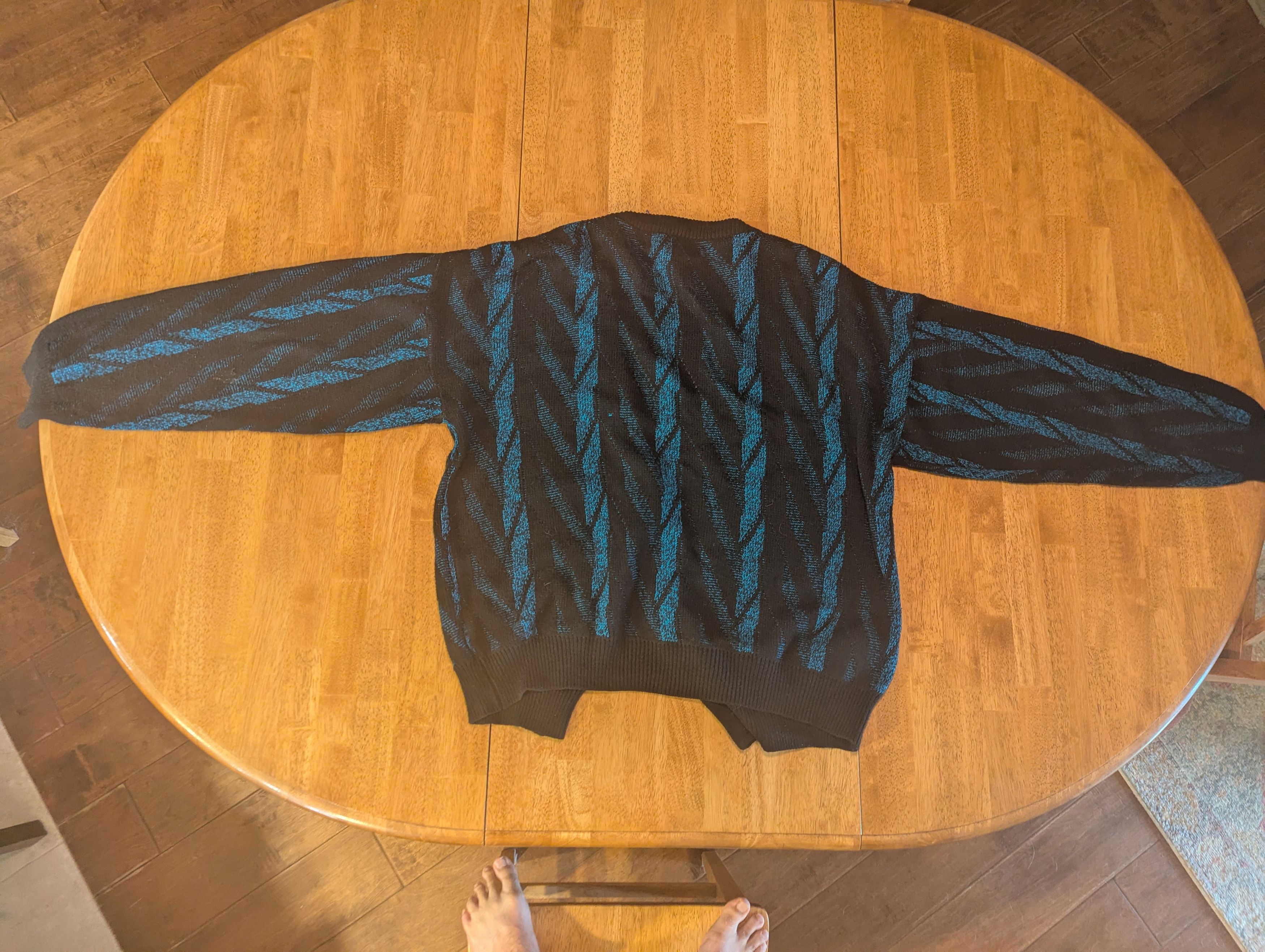 Vintage Patterned Cardigan Sweater - Vintage Barnaby Size US L / EU 52-54 / 3 - 3 Thumbnail