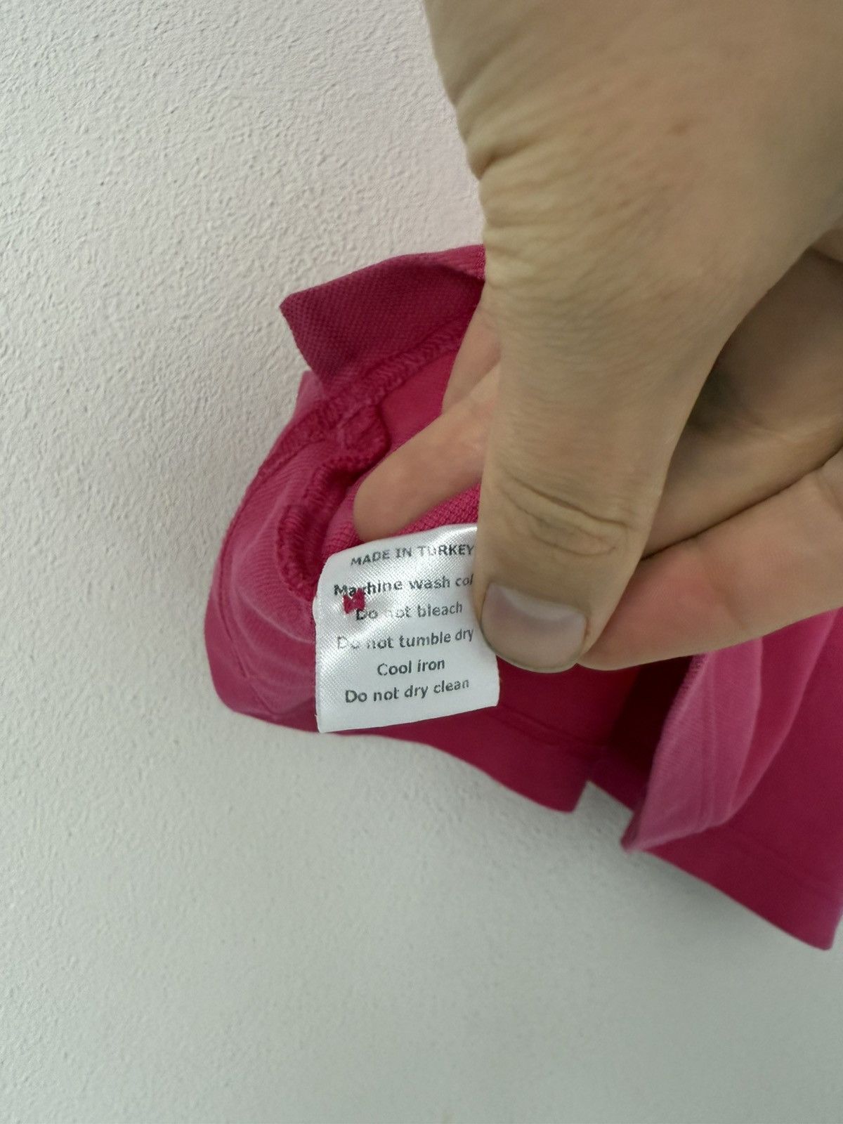 Dior Fuchsia Pink Cotton Polo Shirt with Tonal Bee Embroidery Size US M / EU 48-50 / 2 - 10 Thumbnail