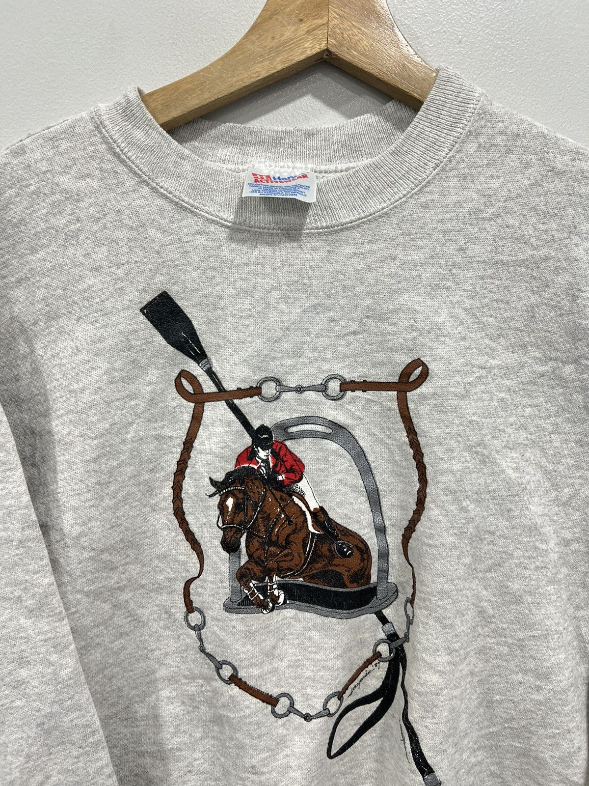Vintage Vintage Horse Back Riding Sweater Sweatshirt animal racing Size US S / EU 44-46 / 1 - 2 Thumbnail