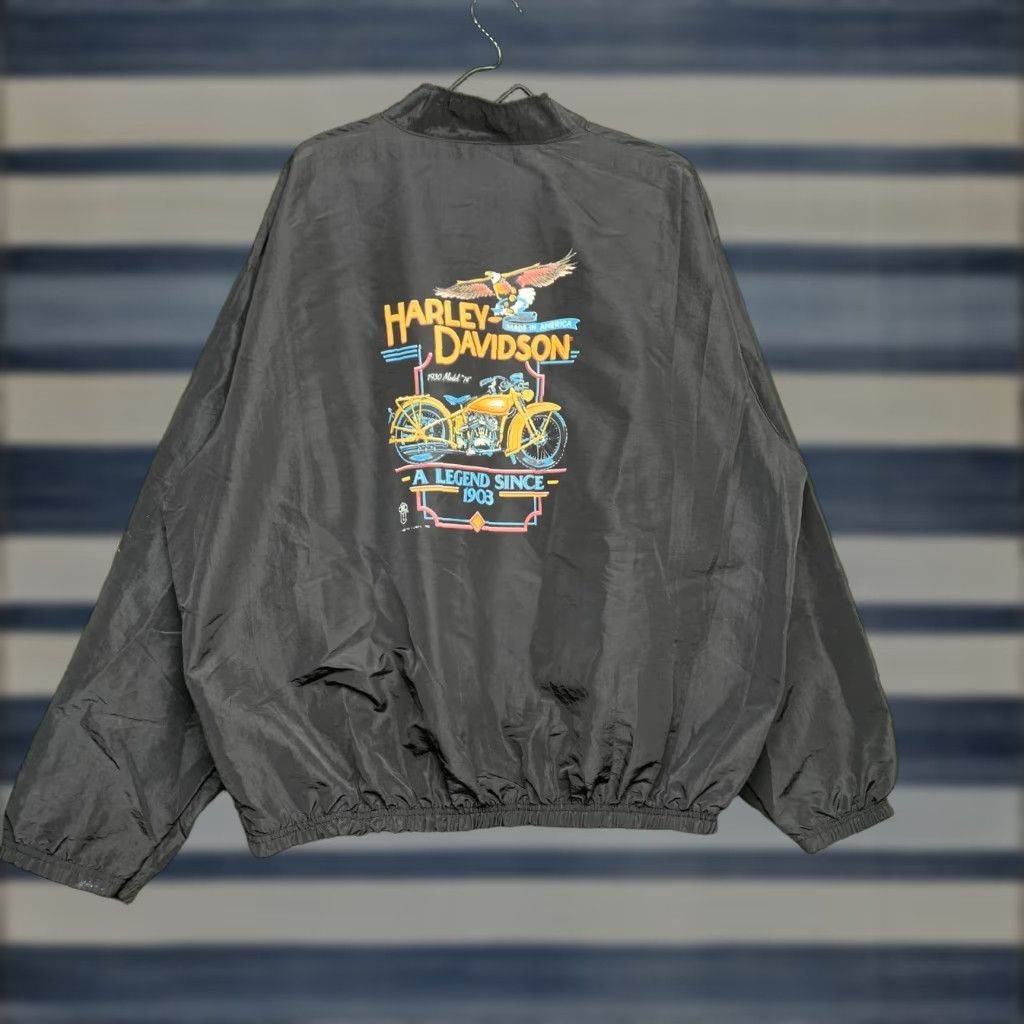 Vintage Vintage Harley Davidson Jacket Mens One Size Bike Week Daytona Surf 90s Size US M / EU 48-50 / 2 - 1 Thumbnail