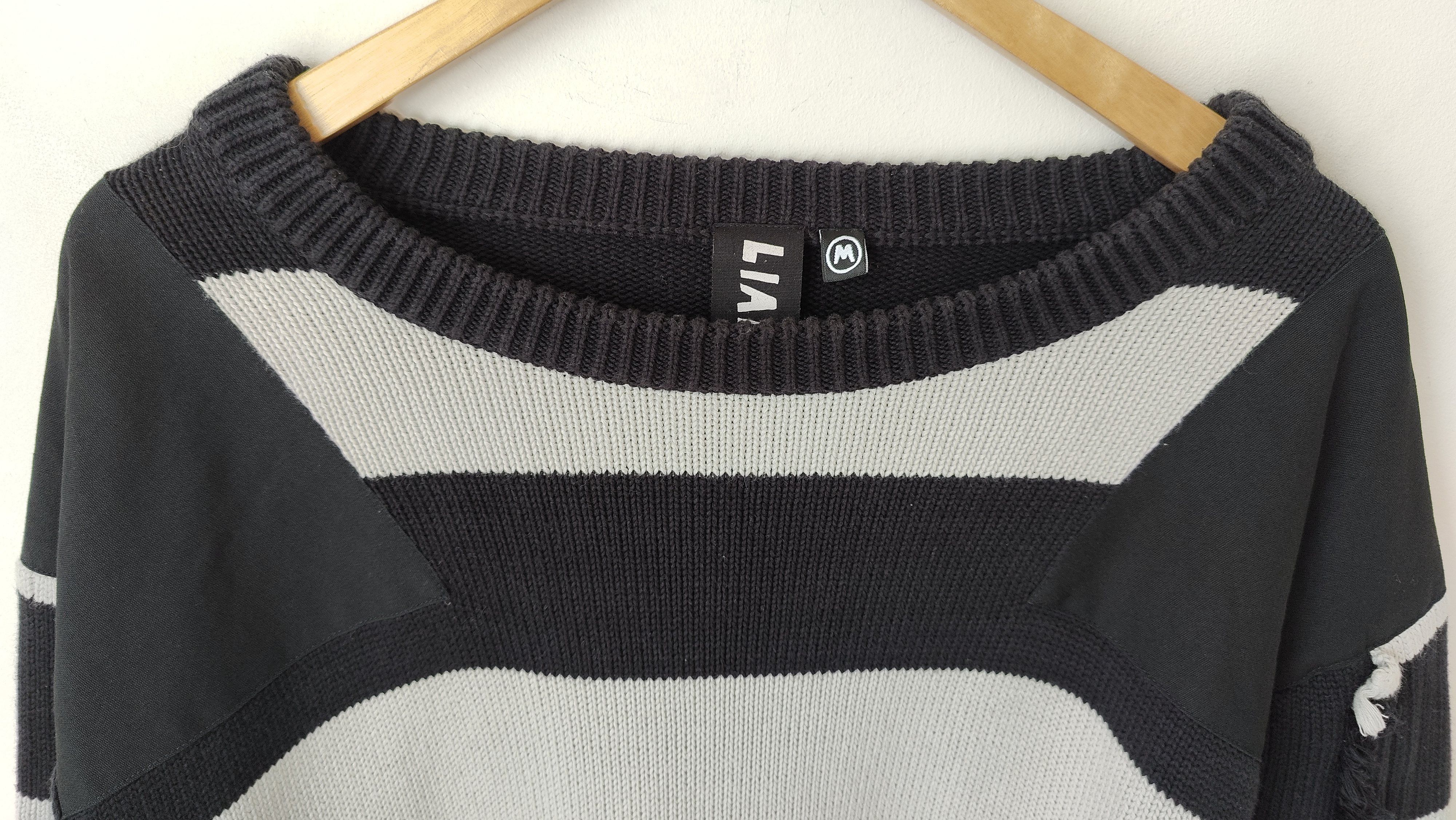 Liam Hodges RARE Liam Hodges Cotton Stripe Oversized Knit Sweater Size US XL / EU 56 / 4 - 6 Thumbnail