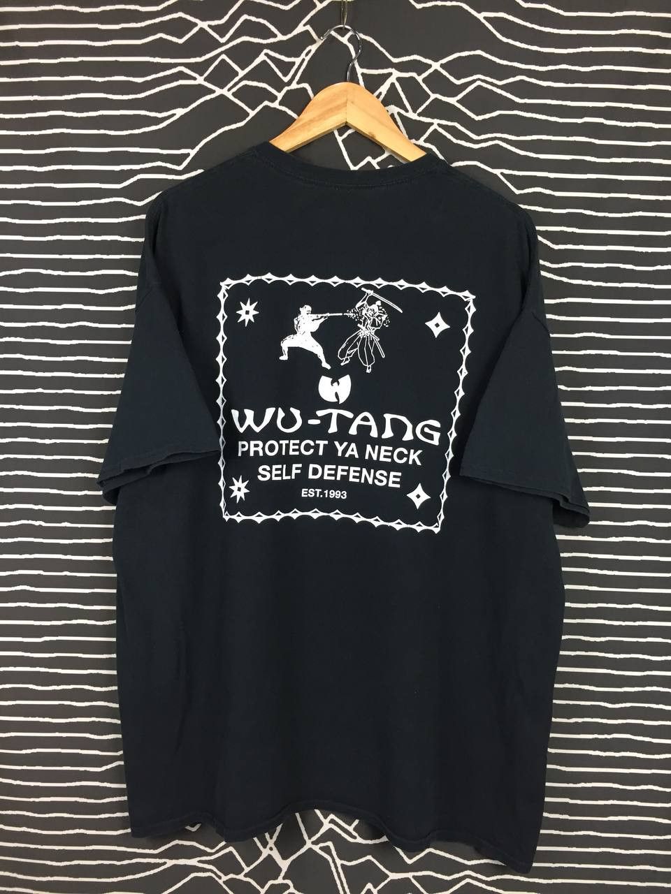 Rap Tees Wu Tang Clan Protect Ya Neck Self Defense Rap Tee Size US L / EU 52-54 / 3 - 2 Thumbnail