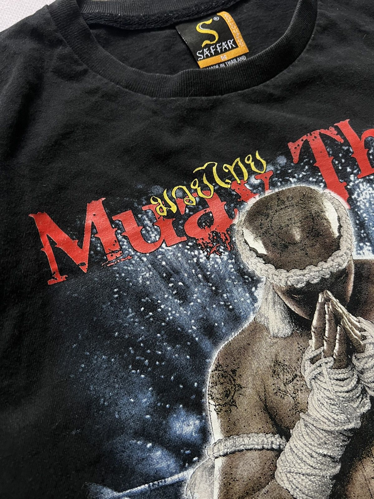 Other Muay Thai Thailand Boxing Graphic T-Shirt Sz M Short Length Size US M / EU 48-50 / 2 - 4 Thumbnail