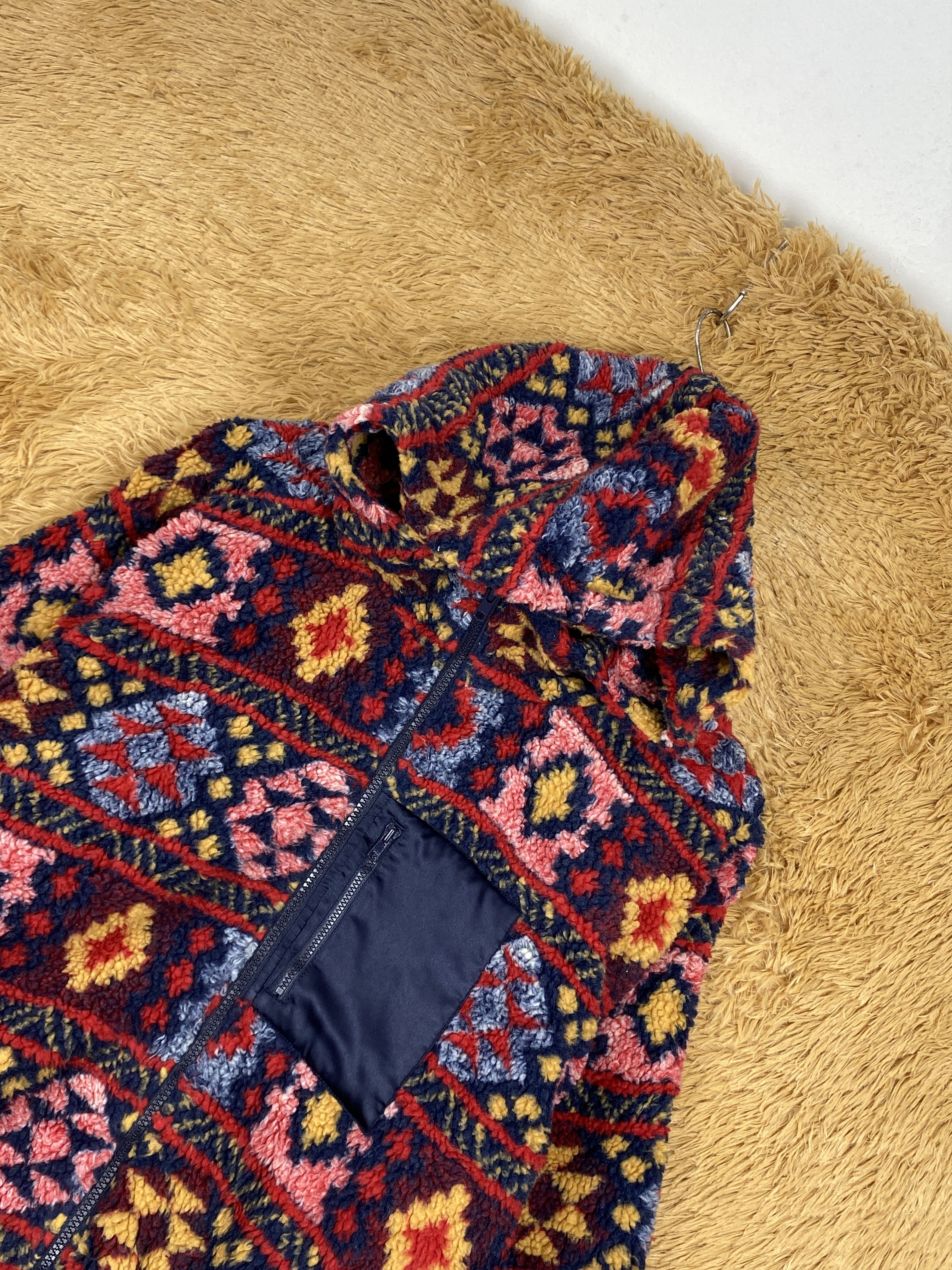 Japanese Brand Vintage Smile Land Fleece Native Aztec Navajo Jacket J1751 Size US XXL / EU 58 / 5 - 2 Thumbnail