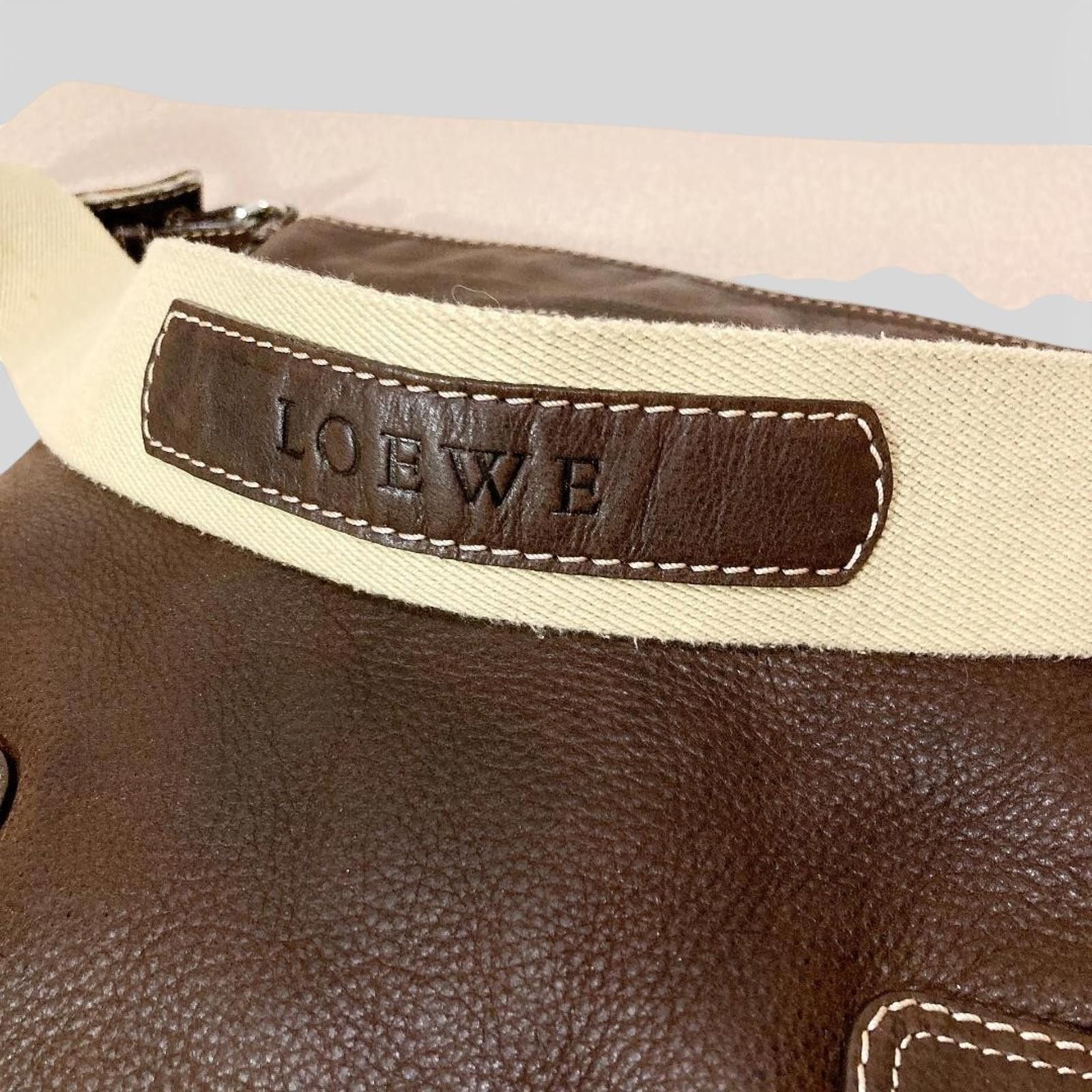Loewe Loewe - Women's Brown Leather Crossbody Bag Size ONE SIZE - 7 Thumbnail