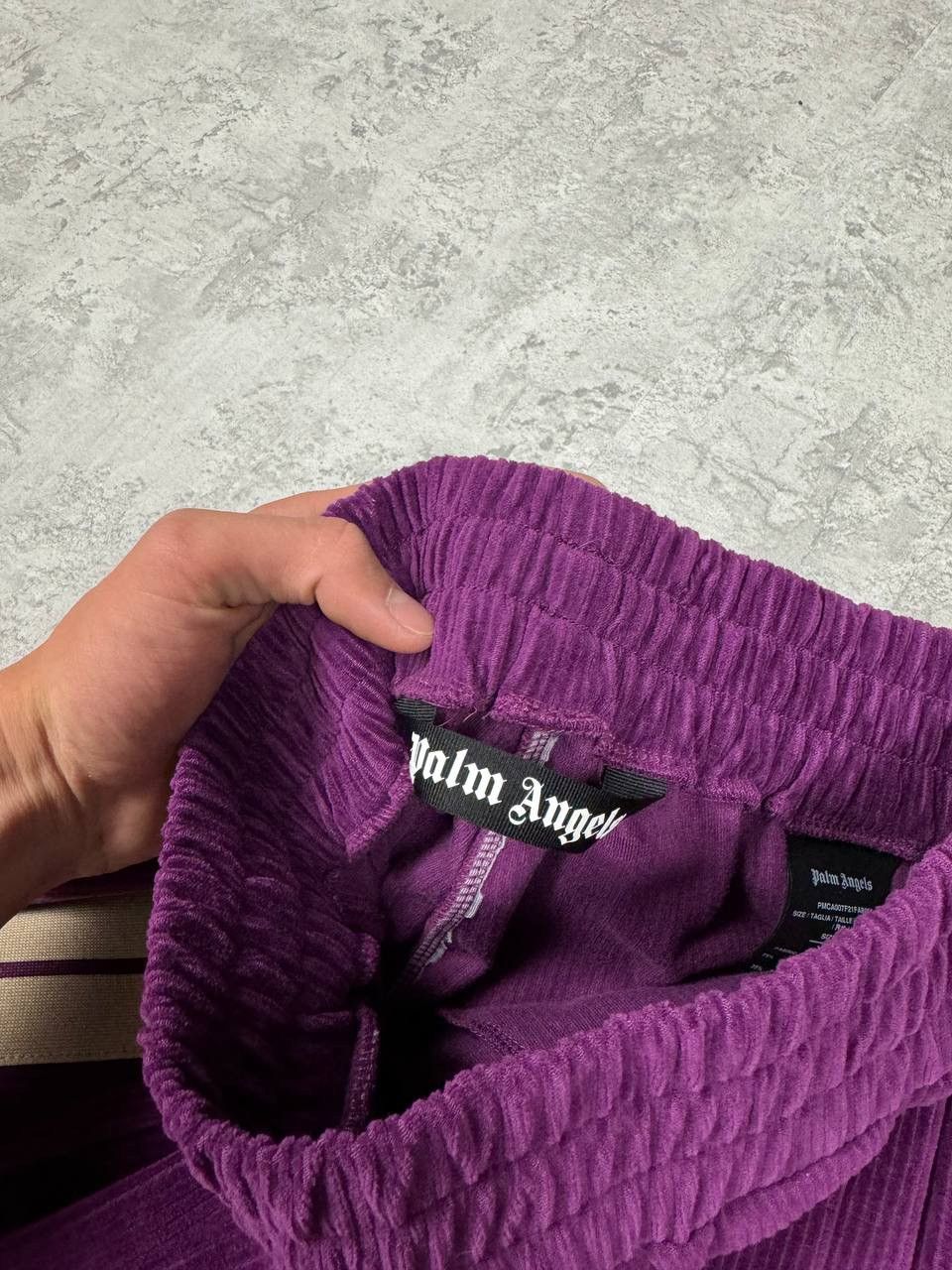 Palm Angels Palm Angels Violet Velvet Man Track Pants Size XS Size US 28 / EU 44 - 15 Thumbnail