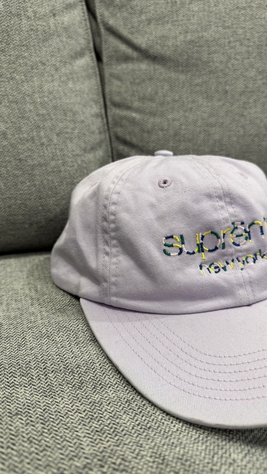 Supreme Supreme Multicolor Twill Classic Logo 6 - Panel Cap Size ONE SIZE - 3 Thumbnail