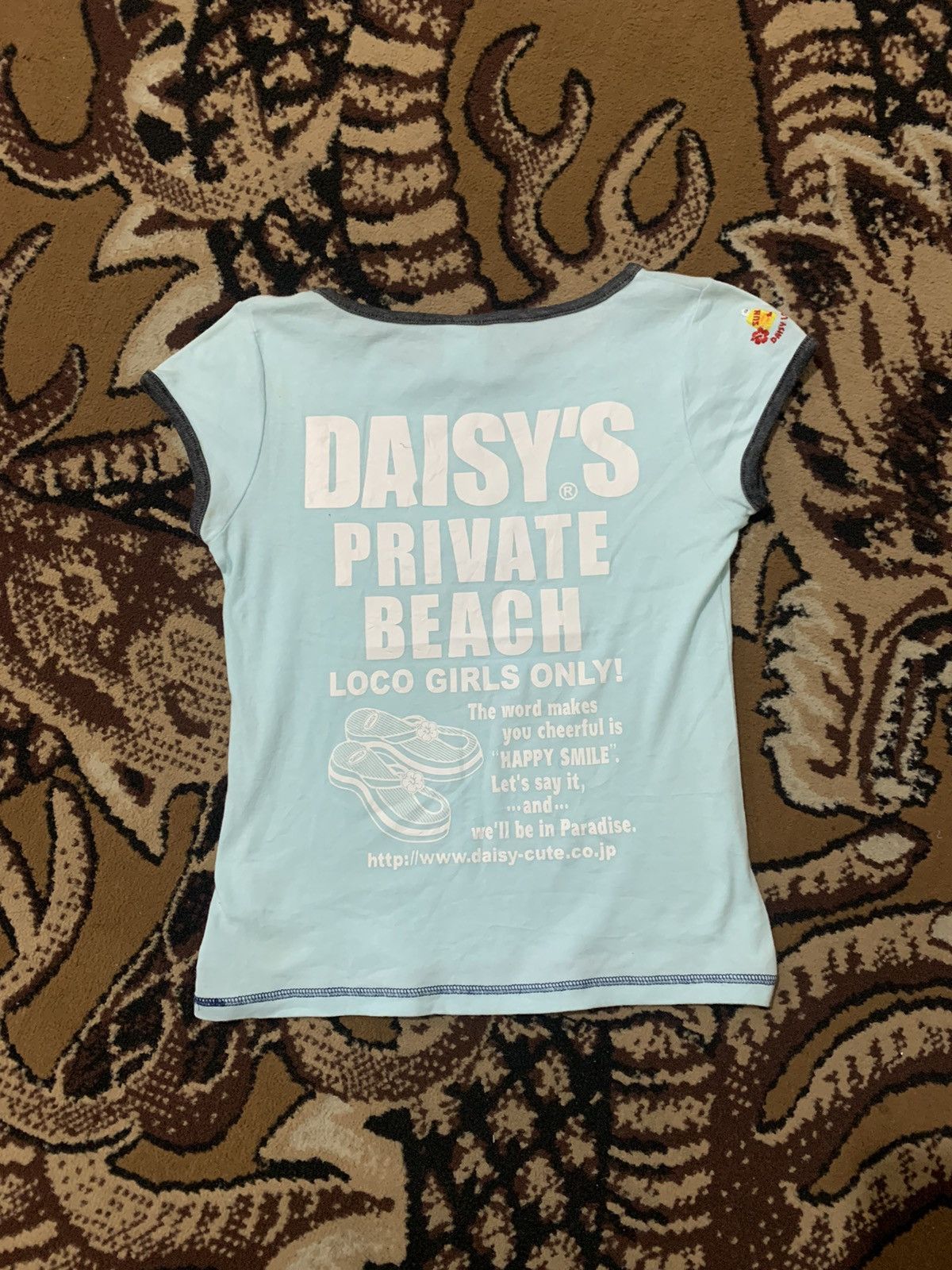 Japanese Brand Vintage Y2K Daisy Lovers Baby Tee Size M / US 6-8 / IT 42-44 - 2 Thumbnail