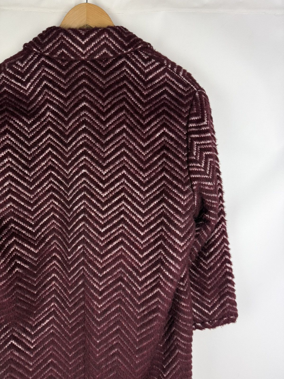 Just Cavalli × Roberto Cavalli Just Cavalli Wool / Alpaca Zig Zag Patterned Coat Jacket Size XS / US 0-2 / IT 36-38 - 19 Thumbnail
