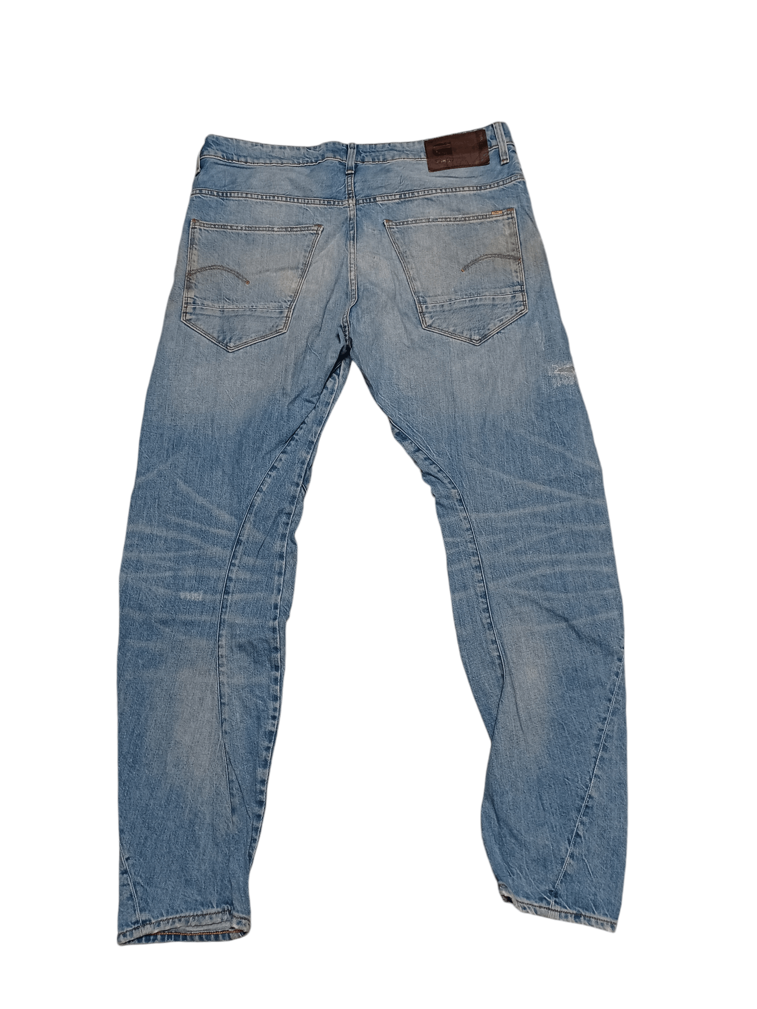 G-Star G STAR RAW DISTRESSED DENIM AVANT GARDE JAPANESE STYLE JEANS Size US 35 - 3 Thumbnail