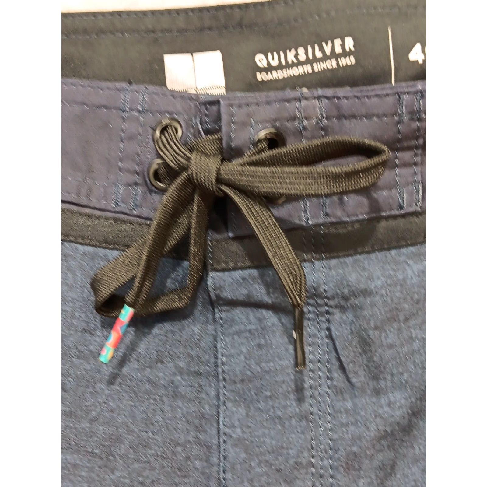 Quiksilver Quiksilver Board Shorts Swim Trunks Men 40 Colorblock Black Multi-Color Retro 40s Board Shorts Mens Size US 40 / EU 56 - 4 Thumbnail