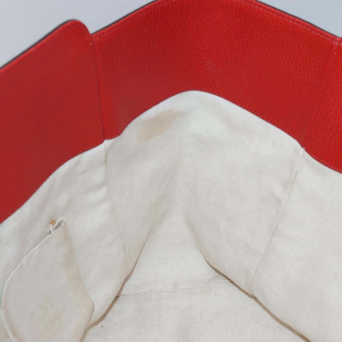 Gucci GUCCI Tote Bag Leather Red Gold Size ONE SIZE - 16 Thumbnail