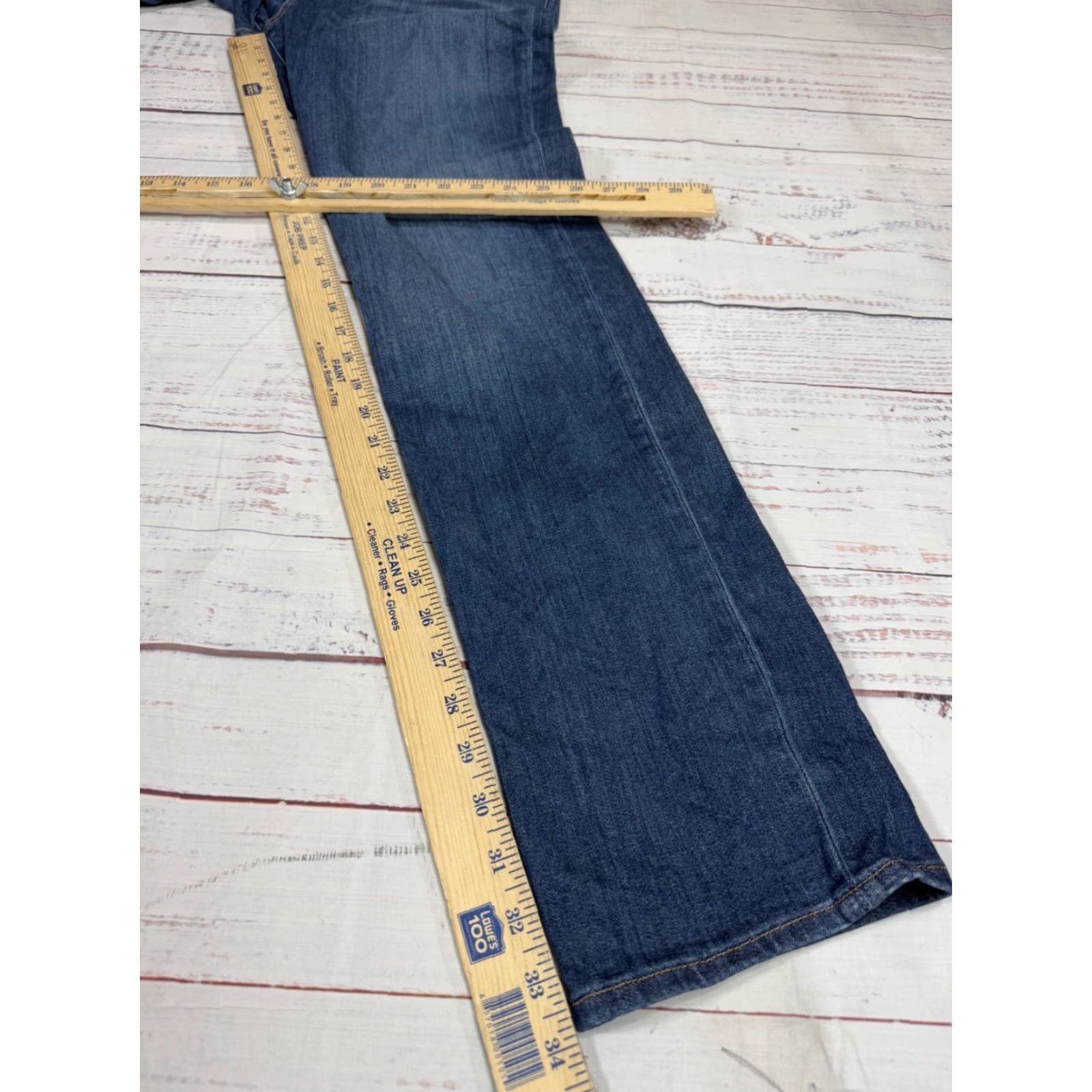 Hudson Hudson Jeans Men Slim Straight Blue Cotton Blend 32 34 Inseam Pockets Regular Size 32 Color Blue Jeans Size US 32 / EU 48 - 2 Thumbnail