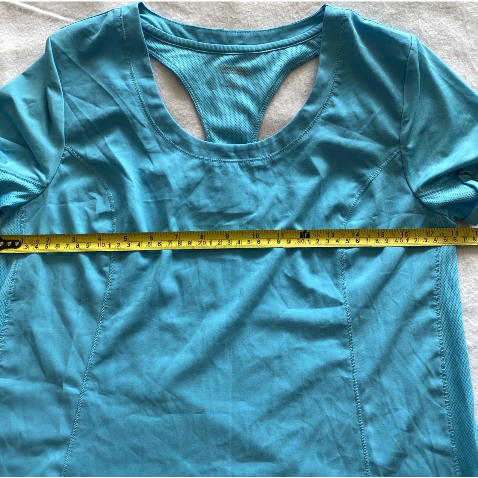 Calvin Klein Calvin Klein Tank Top Shirt Women’s M Turquoise RUNNING SPORT Tank Tshirt Activewear Shirt 18-43 Mens? Size M / US 6-8 / IT 42-44 - 4 Thumbnail