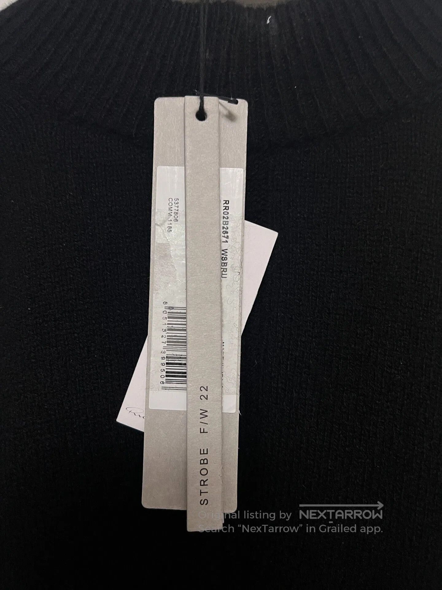 Rick Owens Rick Owens Lettered Cashmere Sweater. Size US L / EU 52-54 / 3 - 5 Thumbnail