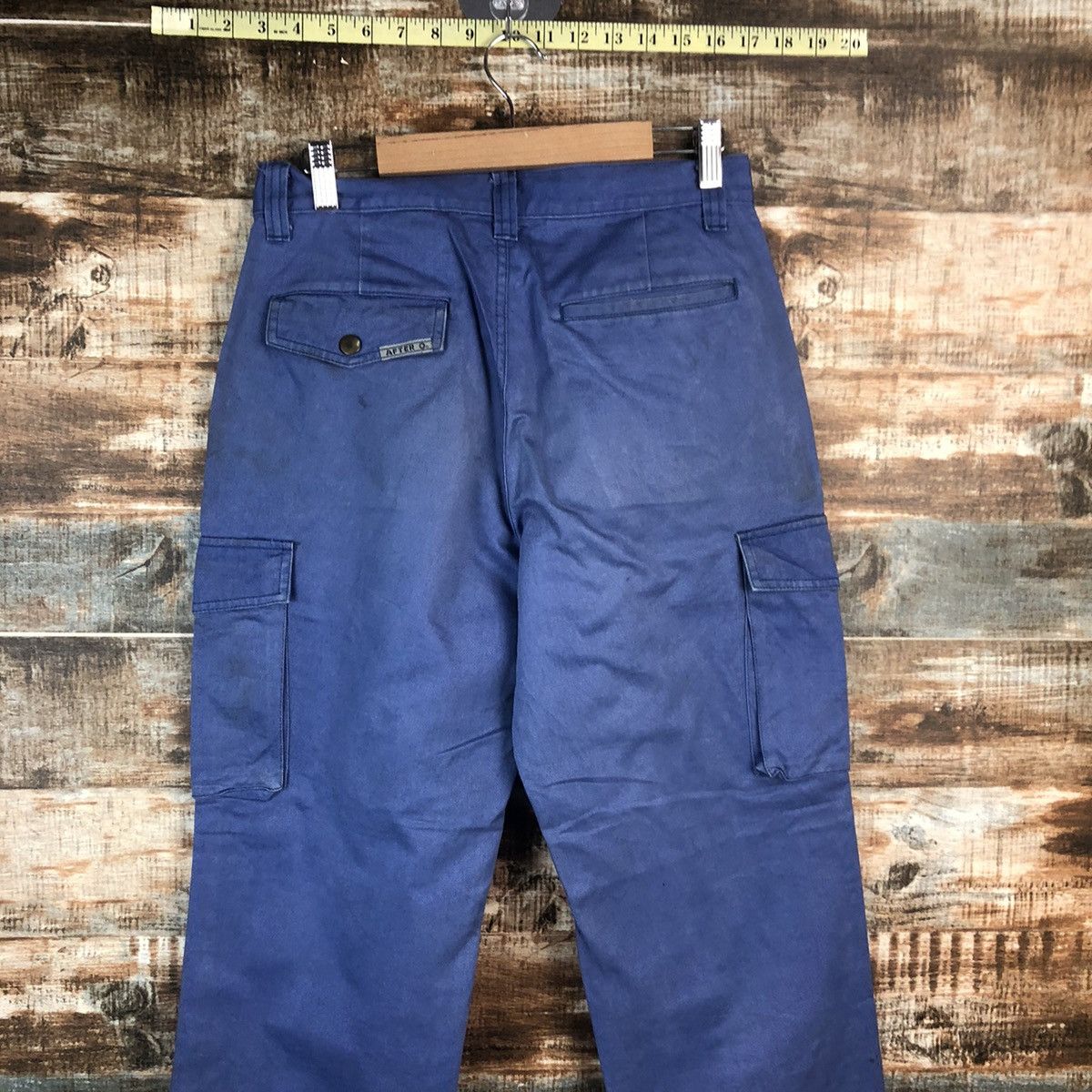 Japanese Brand DL After O Blue Cargo Multipocket Pants #C1227 Size US 29 - 16 Thumbnail