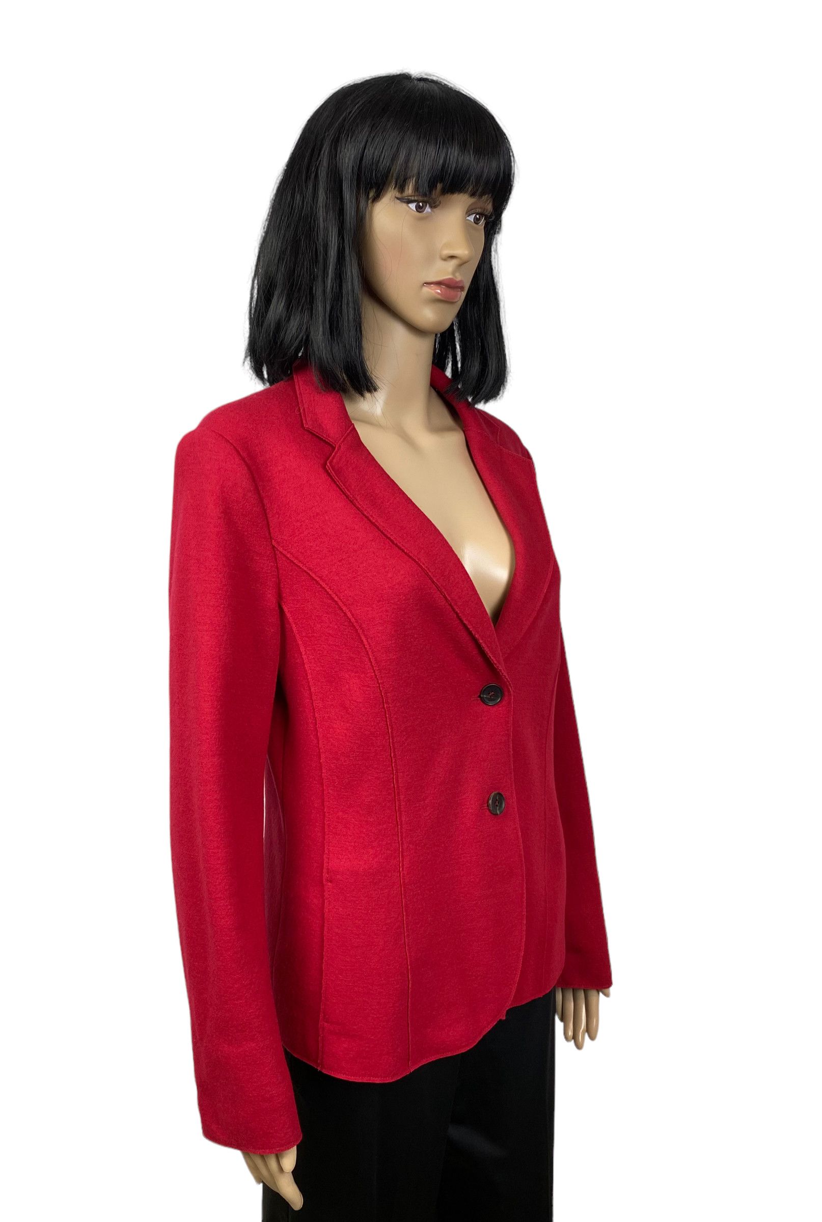 Other Marc Cain Wool-Cashmere Blazer Jacket women size 4 Size L / US 10 / IT 46 - 2 Thumbnail
