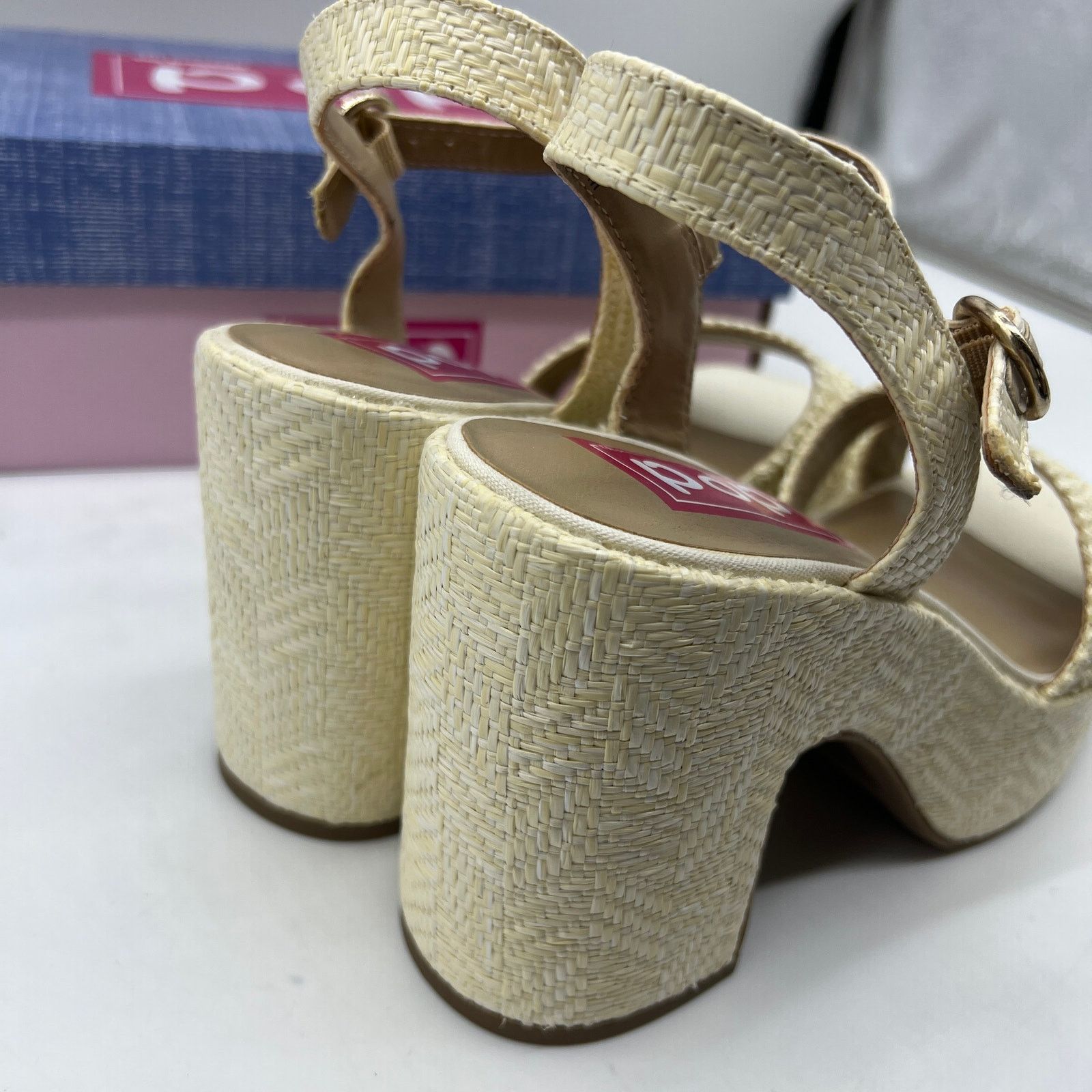 Other Pop Womens Applaud Heeled Sandals Natural 7 Size US 7 / IT 37 - 9 Thumbnail