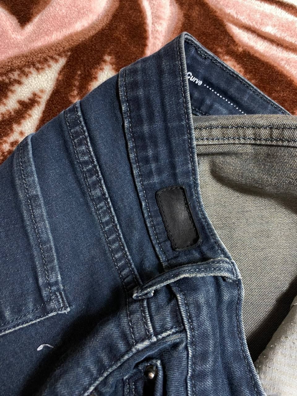 Levi's Vintage LEVI'S DEEP DENIM JEANS STRAIGHT SLIM STRETCH Size US 31 - 12 Thumbnail