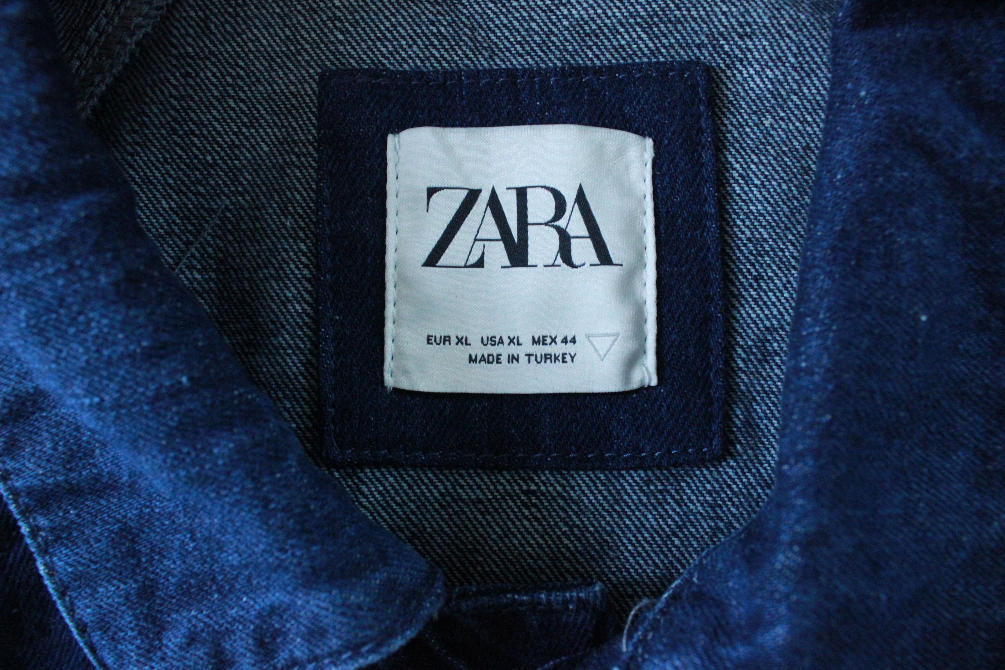 Zara Zara Mens Boxy Fit Ddenim Jacket Blue XL Size US XL / EU 56 / 4 - 11 Thumbnail