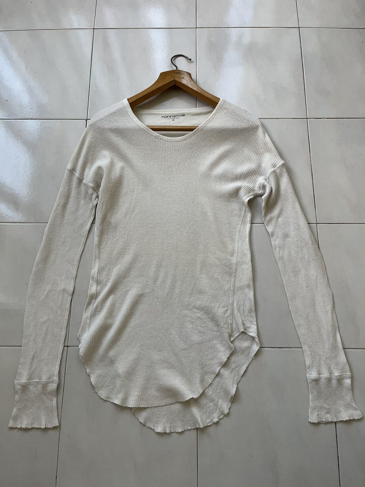Nonnative Nonnative Waffle Thermal Asymmetrical Unisex Shirt Size S / US 4 / IT 40 - 8 Thumbnail