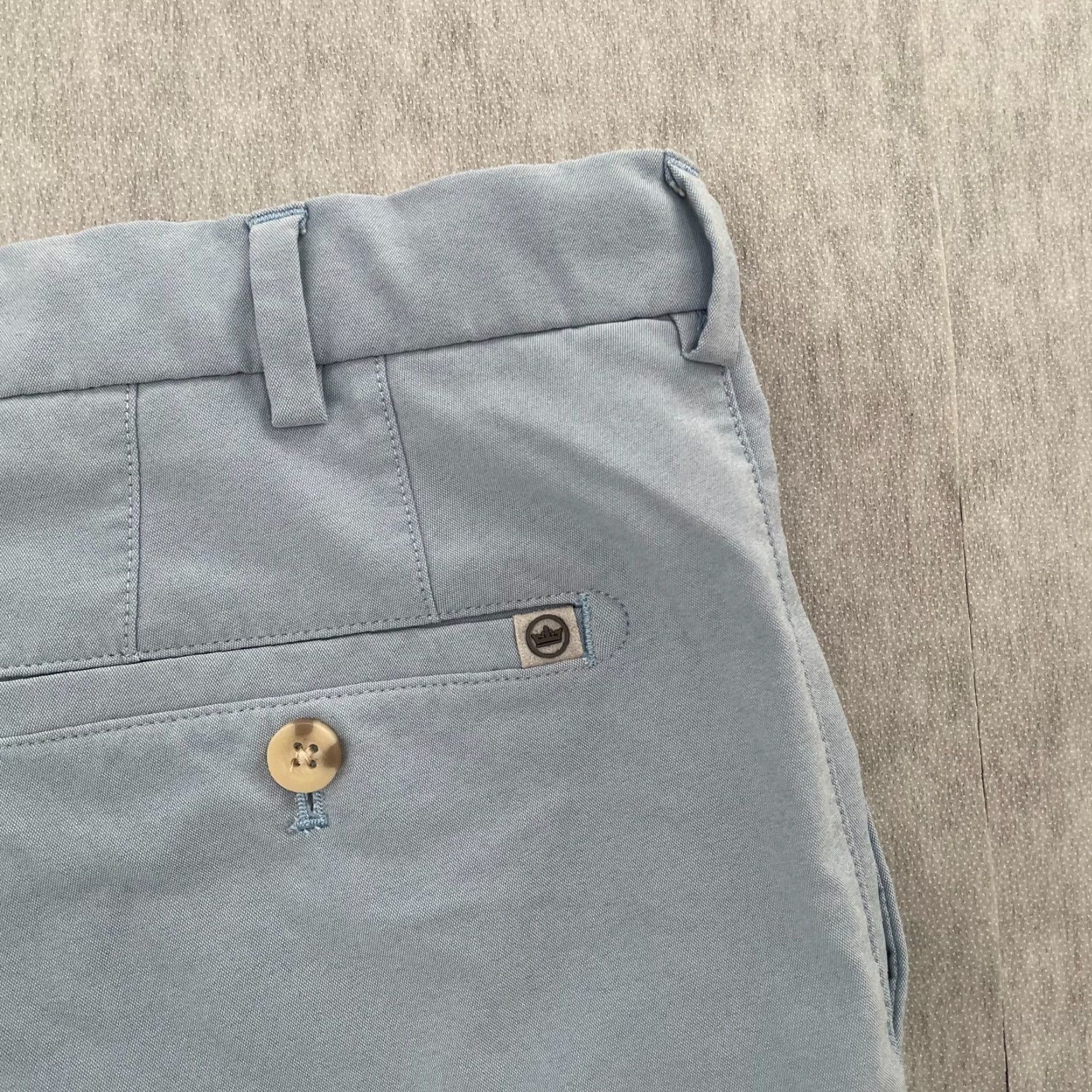Peter Millar Peter Millar Shorts Adult 36 Blue Crown Sport Chino Golf Pockets Button Logo Men Size US 36 / EU 52 - 3 Thumbnail