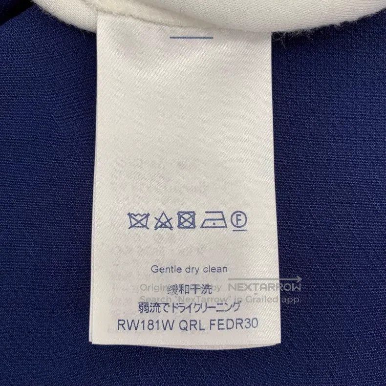 Other Louis Vuitton Logo buttoned blue and white color-block woo Size XS / US 0-2 / IT 36-38 - 7 Thumbnail