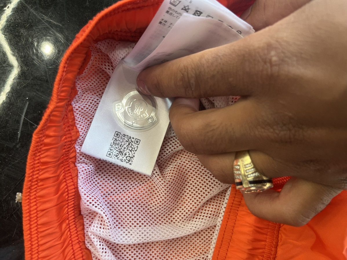 Moncler Moncler orange Drawstring Swim Shorts Size US 30 / EU 46 - 4 Thumbnail