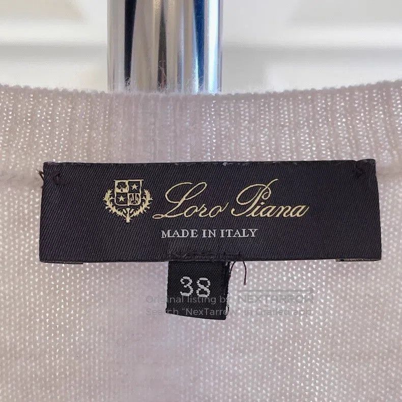 Loro Piana Loro Piana Geometric Diamond V-neck Cashmere Knit Top Size XS / US 0-2 / IT 36-38 - 7 Thumbnail
