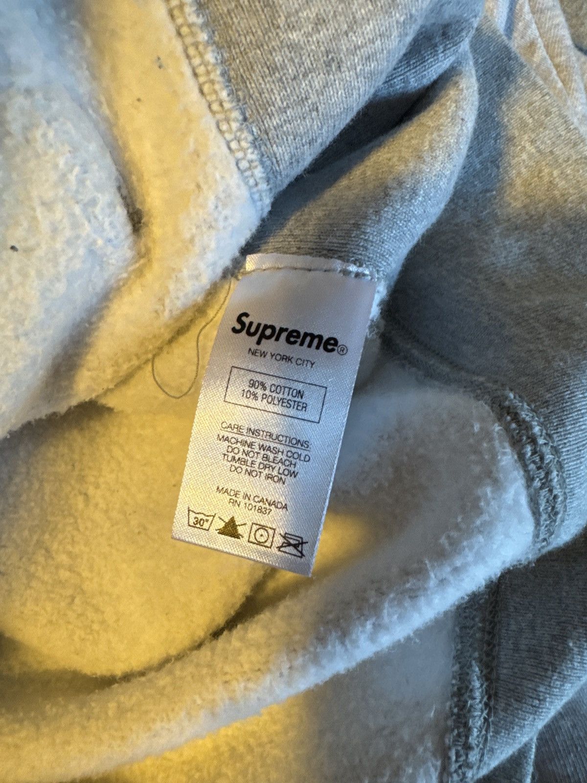 Supreme Supreme Bandana Box Logo Hooded Sweatshirt 'Heather Grey' Size US M / EU 48-50 / 2 - 13 Thumbnail