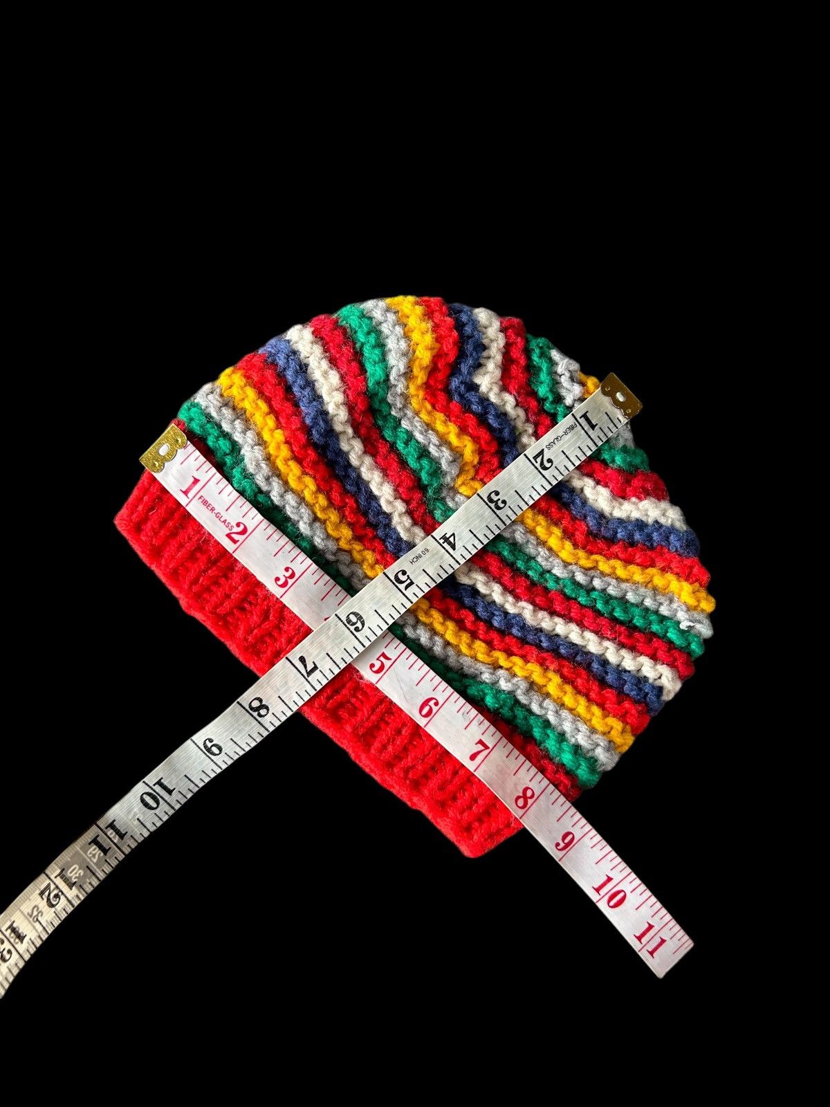 Japanese Brand × Kapital × Vintage Crochet Knitted Handmade Beanie Hats ☠️☠️ Size ONE SIZE - 5 Thumbnail