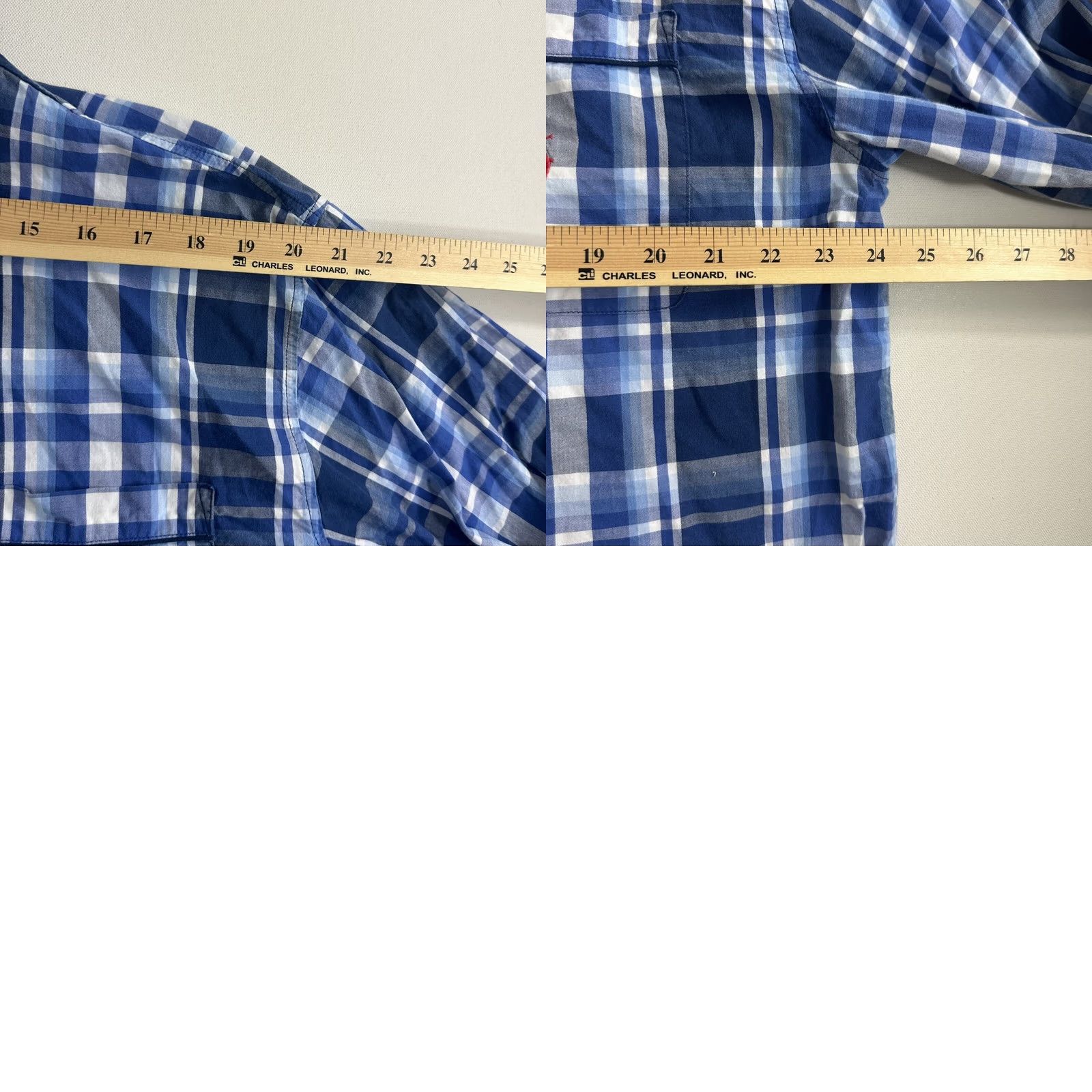 Ralph Lauren Polo Ralph Lauren Button Shirt Mens Large Plaid Blue Pajama Top Sleepwear Cotton Size US L / EU 52-54 / 3 - 8 Thumbnail