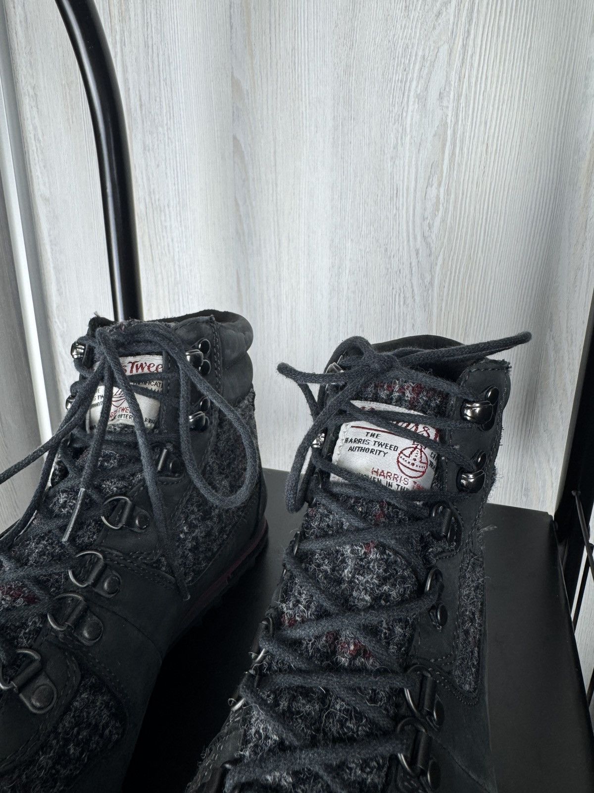 The North Face THE NORTH FACE x Harris Tweed Back to Berkeley Black Boots Size US 8.5 / EU 41-42 - 8 Thumbnail