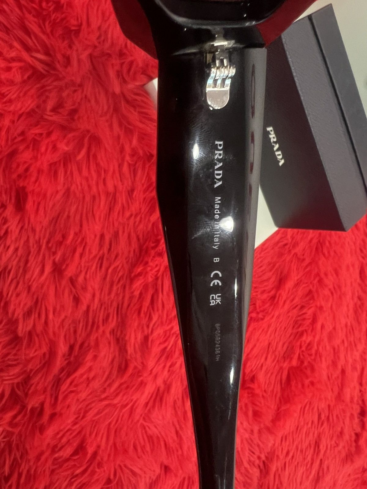 Prada Prada Black Sunglasses Size ONE SIZE - 3 Thumbnail