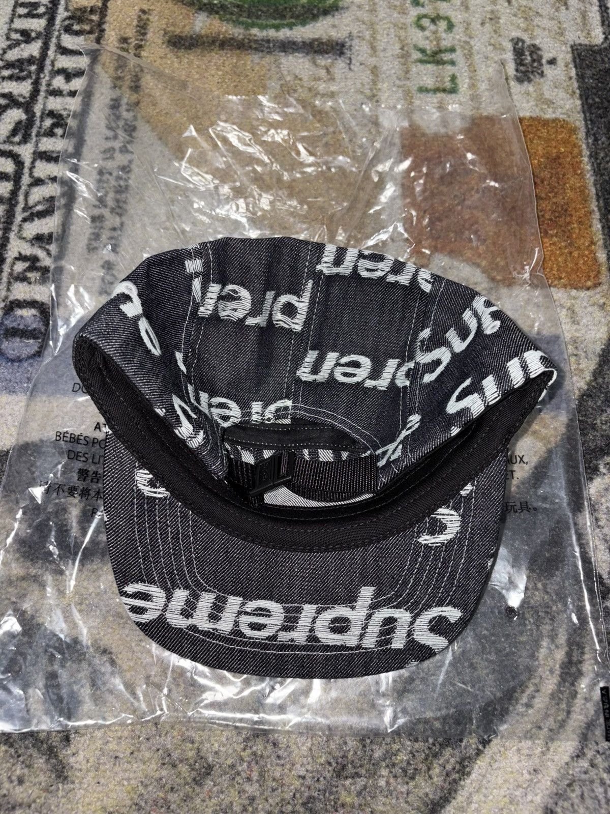 Supreme SUPREME JACQUARD LOGOS DENIM CAMP CAP Size ONE SIZE - 3 Thumbnail