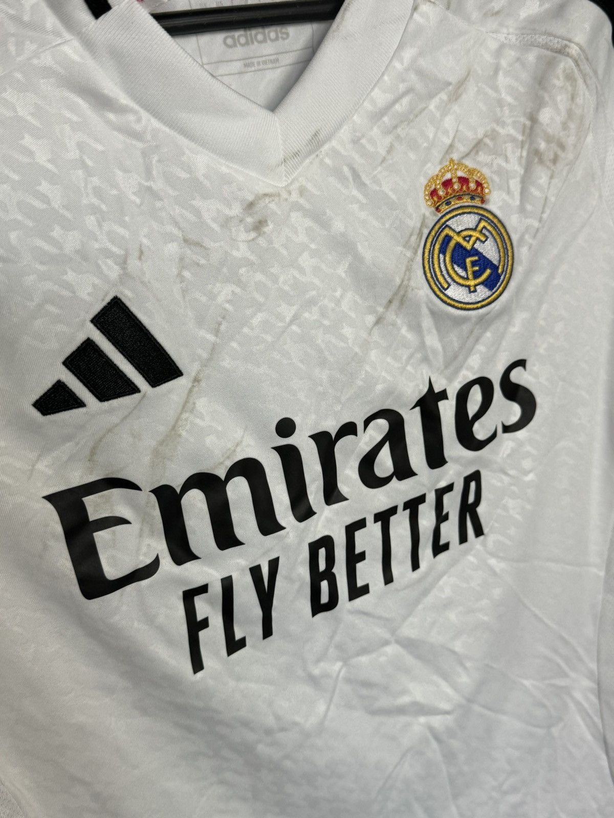 Adidas KIDS New Real Madrid 24/25 Home Football Jersey T-Shirt Size US XS / EU 42 / 0 - 3 Thumbnail