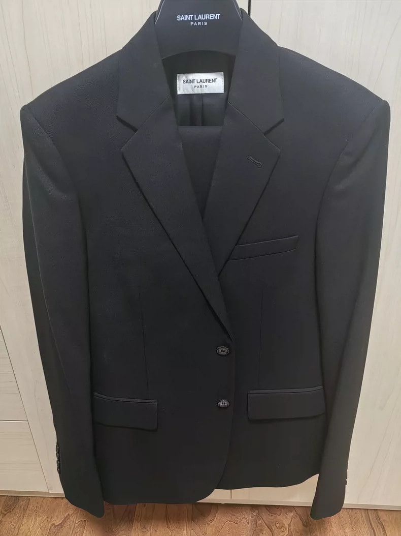 Saint Laurent Paris Saint Laurent Paris Smoking blazer 2505-Nextarrow Size 48R - 1 Thumbnail