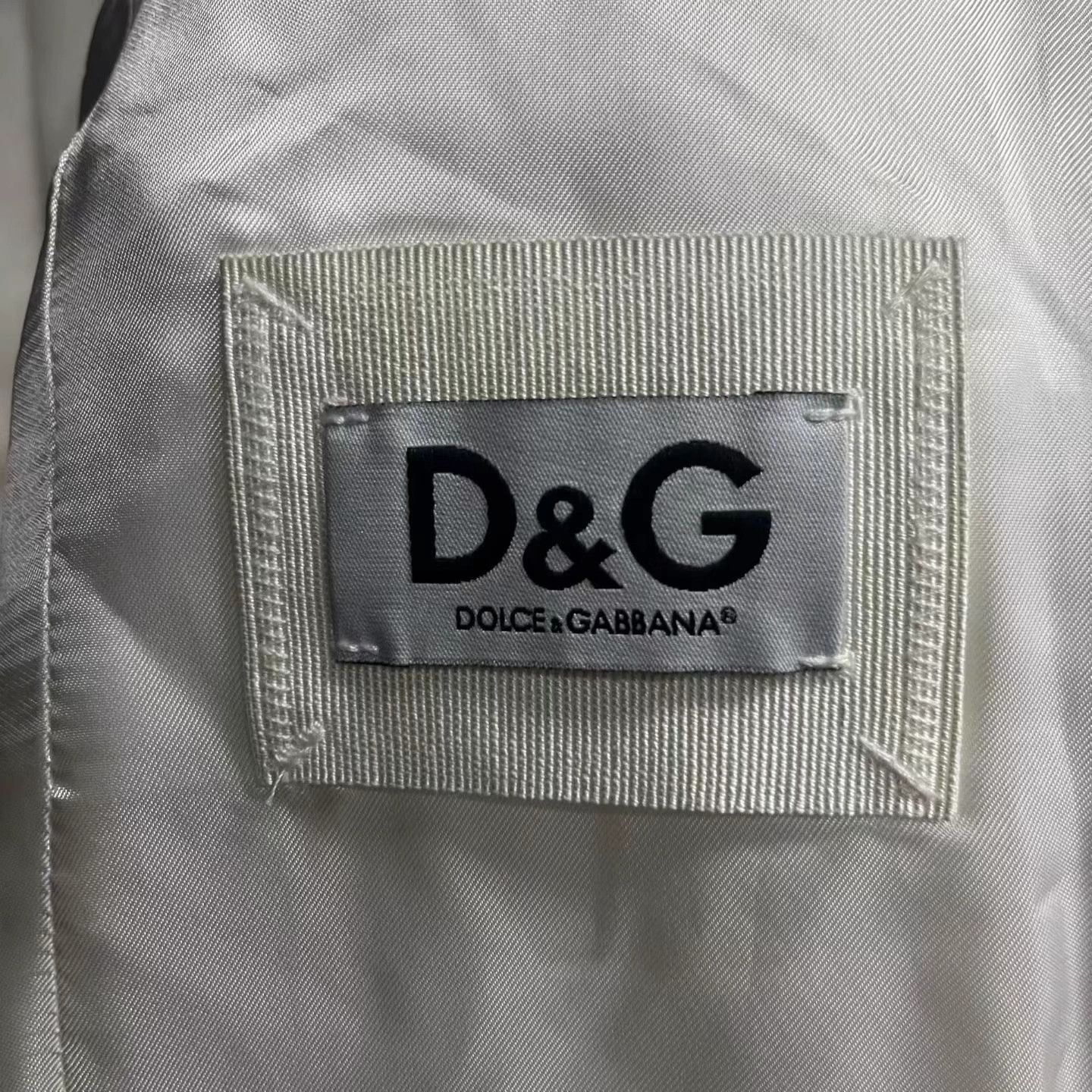 Dolce & Gabbana Dolce & Gabbana white solid notch lapel blazer Size 48S - 3 Thumbnail