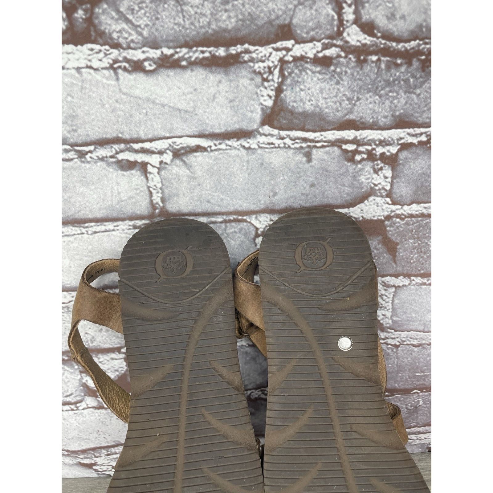 Born Born Handcrafted Brown Leather Strappy Casual Sandals Women’ Size US 10 / IT 40 - 19 Thumbnail