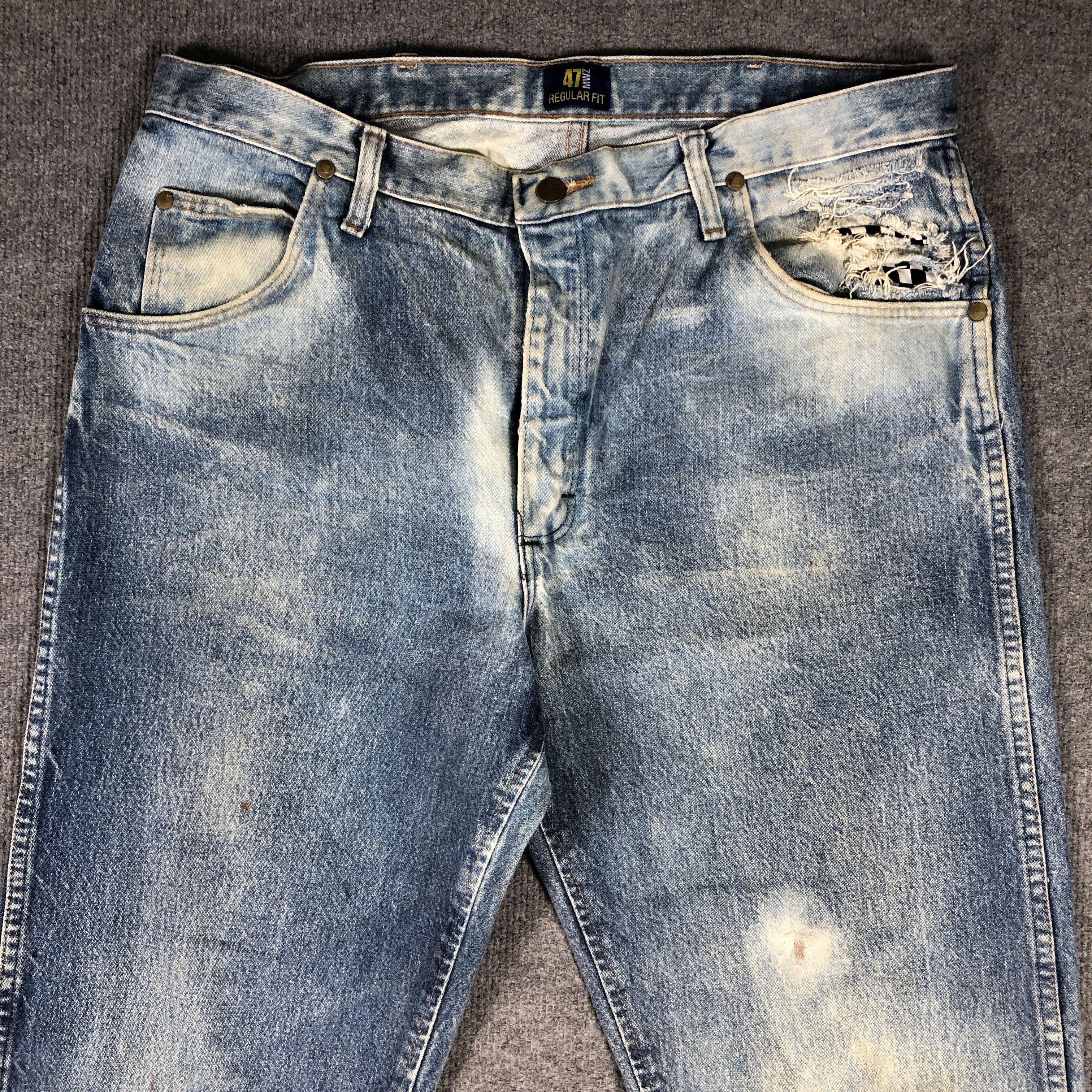 Vintage × Wrangler Vintage Wrangler Light Blue Wash Jeans L723 Size US 36 / EU 52 - 2 Thumbnail