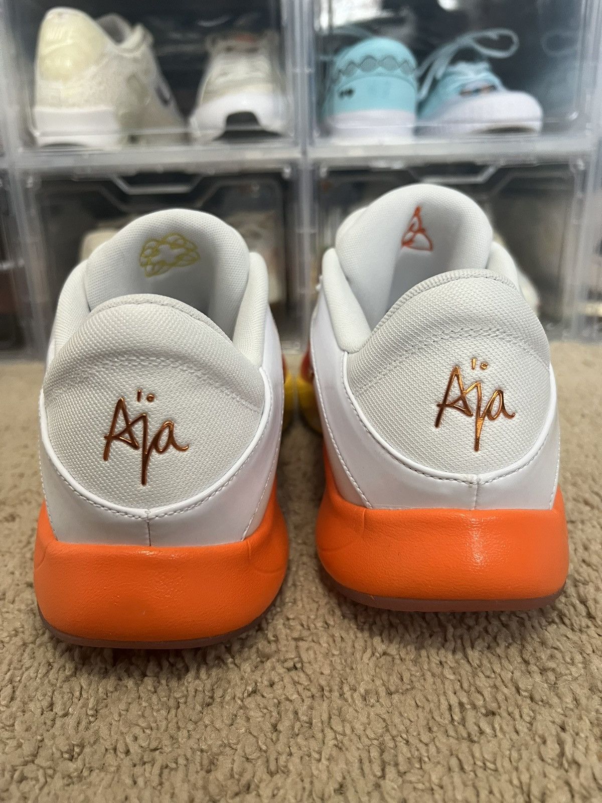 Nike Size US W 13.5/ M 12 A'ja Nike A'ja Wilson A'One Candy Corn Size US 12 / EU 45 - 8 Thumbnail