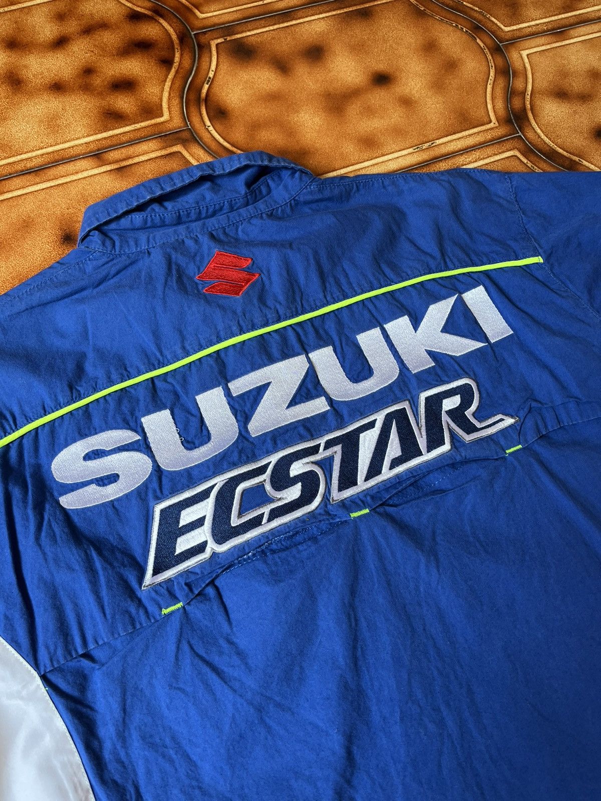 NASCAR Suzuki Motorbikes shirt workwear vintage retro exclusive y2k Size US M / EU 48-50 / 2 - 5 Thumbnail
